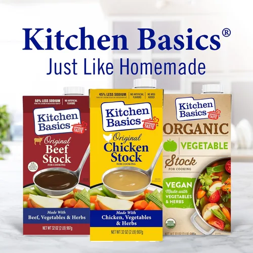 Vista 6 de Kitchen Basics® Caldo de Vegetales Orgánico, 32 oz. Cartón