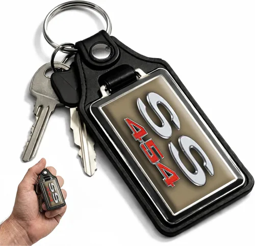 Vista 10 de Brotherhood Car Key Chain for Chevelle - Classic Models Keychain for Men and Women Gift Key Ring