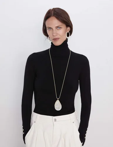 Vista 6 de ORAZIO Juego de joyas acrílicas para mujer, aretes de resina bohemia, collar y pulsera