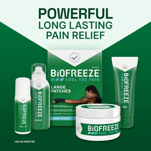 Vista 6 de Biofreeze espray para aliviar el dolor, paquete de de 2