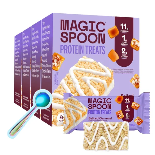 Vista 16 de MAGIC SPOON Golosinas Barras Altas en Proteína Bajas en Carbohidratos Amigables con la Dieta Keto 1g de Azúcar Golosina Crujiente Sin