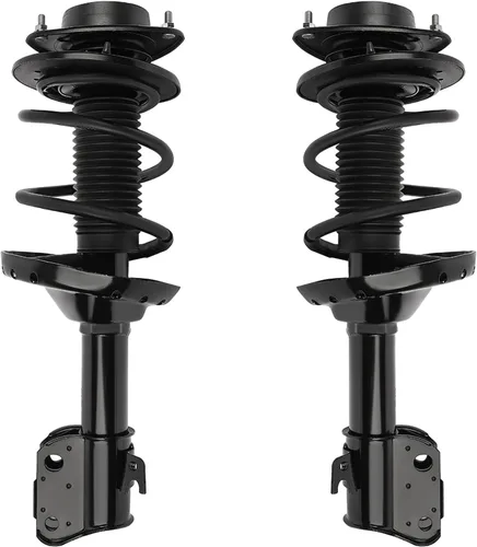 Vista 78 de Detroit Axle - Puntales delanteros 4WD con resorte helicoidal para Nissan Frontier 2005-2021, 2006 2007 2008 2009 2010 2011 2012 2013 2014 2015 2016