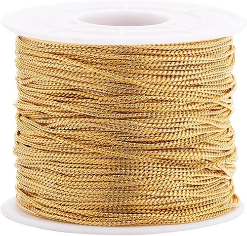Vista 10 de AGCFABS 16.4 ft/Pack Cadena de Serpiente Collar de Enlace a Granel para Collar DIY Joyería Fabricación Hecho a Mano Encontrar Accesorios (Bronce)