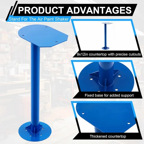 Vista 3 de Zonon 1 juego de agitador de pintura de aire con accesorios de montaje que ahorra valioso espacio en la encimera o la mesa