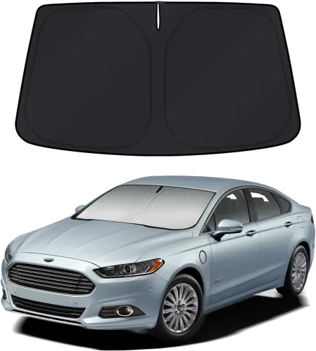 Vista 55 de Parasol para parabrisas para BMW X1 E84 2016-2024 2025, accesorios – Cubierta de parasol para parabrisas de ventana delantera, ajuste personalizado
