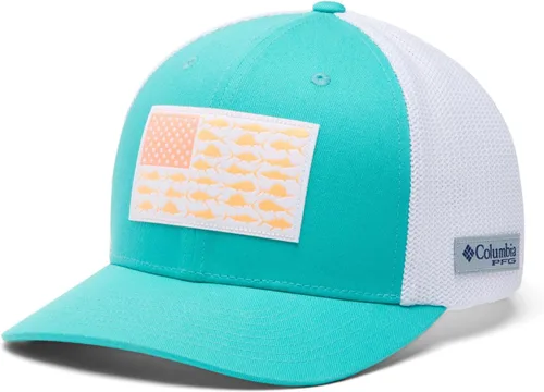 Vista 27 de Columbia Gorra de malla PFG con bandera de pez, baja