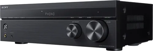 Vista 2 de Sony STR-DH190 Receptor estéreo para el hogar de 2 canales con entrada de fono y Bluetooth con control remoto + 2 cables RCA + 100 pies de cable