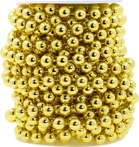 Vista 59 de Mandala Crafts Rollo de perlas negras de imitación de 0.157 in, guirnalda de perlas decorativas de 44 yardas para bodas, árbol de Navidad, arreglos