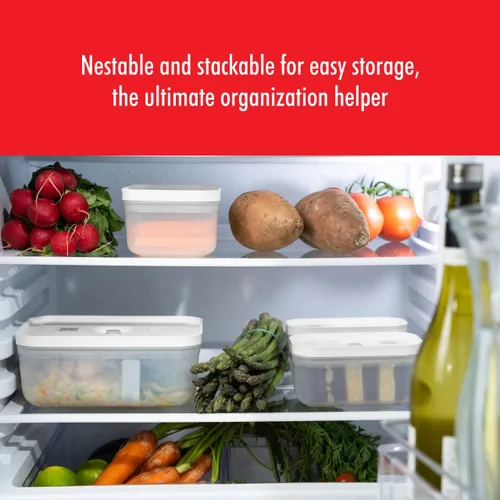 Vista 12 de ZWILLING Fresh & Save - Lonchera pequeña, recipiente hermético para almacenamiento de alimentos, contenedor de preparación de comidas, sin BPA