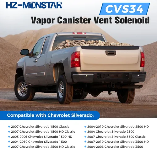 Vista 3 de Solenoide de ventilación de bote de vapor compatible con Chevrolet Silverado 1500 2500 3500 HD Classic GMC Sierra 1500 2500 3500 HD Classic