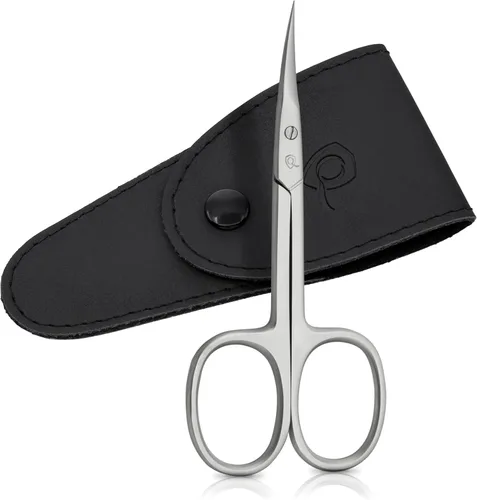 Vista 10 de marQus - Tijeras de uñas rectas fabricadas en Solingen, Alemania, incl. estuche para corte preciso de uñas, adecuadas como tijeras para uñas