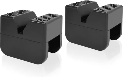 Almohadillas para gato TONDA, adaptador de almohadilla de gato de goma universal, protector de soldaduras de riel en ranuras, paquete de 2