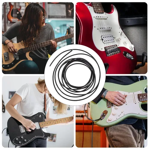 Vista 8 de rosenice Cable blindado de 4 conductores de conexión de cableado de guitarra Cable de recogida de cable de cobre estañado Reducción de ruido