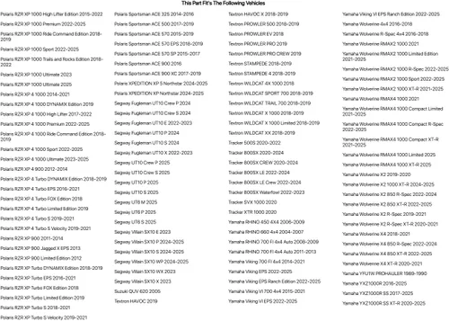Vista 4 de Tusk Fundas para cinturón de seguridad UTV de 14 pulgadas, color negro para POLARIS RZR XP 4 1000 Premium 2022-2024