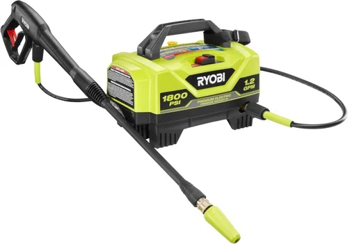 Vista 5 de RYOBI - Lavadora eléctrica a presión, 1800 psi, 1.2 gpm, RY141820VNM