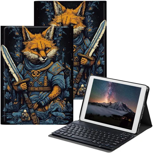 Vista 24 de Funda para Samsung Galaxy Tab S6 Lite 2022/2020 con teclado inalámbrico desmontable y soporte ajustable para proteger la tableta para Samsung Galaxy