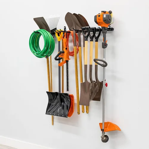 Vista 7 de StoreYourBoard Estante de almacenamiento de herramientas – organizador de herramientas de garaje resistente, soporte de pared para herramientas