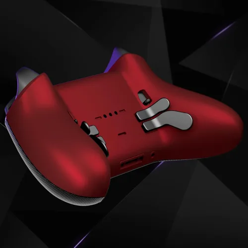 Vista 9 de eXtremeRate Carcasa frontal + carcasa inferior para Xbox Elite Series 2, Elite Series 2 Core Controller - Rojo escarlata