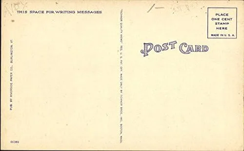 Vista 2 de U. S. Post Office And Court House Burlington, Vermont VT Original Antique Postcard