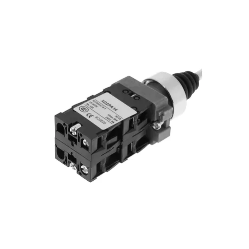 Vista 3 de Interruptor de joystick XD2PA14,Interruptor de palanca de mando de 4 posiciones,Contactos normalmente abiertos Controlador de joystick bloqueado