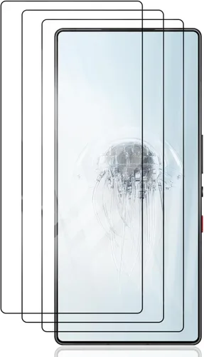 Vista 53 de 1 protector de pantalla de vidrio templado compatible con Nintendo Switch 2, dureza 9H, arañazos, película transparente HD, fácil de instalar