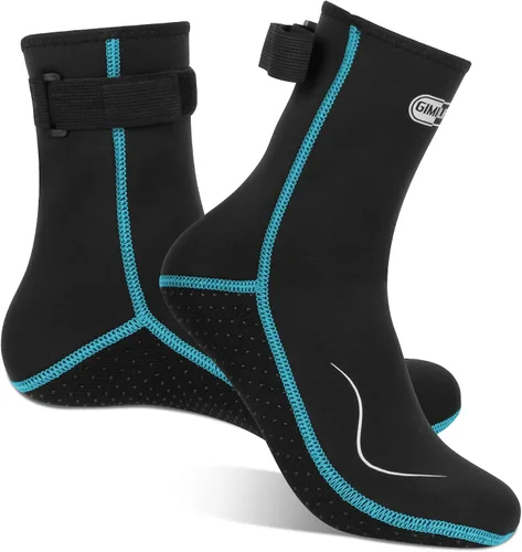 Gimilife Calcetines de neopreno, calcetines de agua de 0.118 pulgadas para mujeres y hombres, calcetines de buceo para voleibol de playa, esnórquel