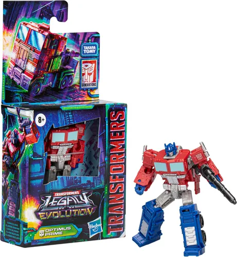 Vista 4 de Transformers Toys Legacy Evolution Core Class Optimus Prime Toy - Figura de acción de 3.5 pulgadas para niños y niñas a partir de 8 años