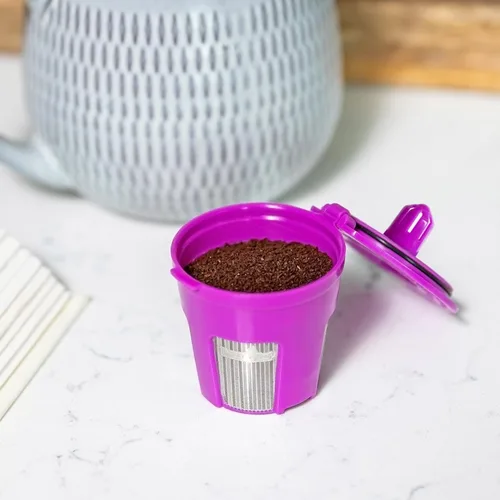 Vista 6 de Perfect Pod Cafe Fill Deluxe 1-Stream reutilizable K Cup - Compatible con Keurig 1.0 2.0 Plus K-Duo K-Mini K-Select K-Compact K-Elite y cafeteras