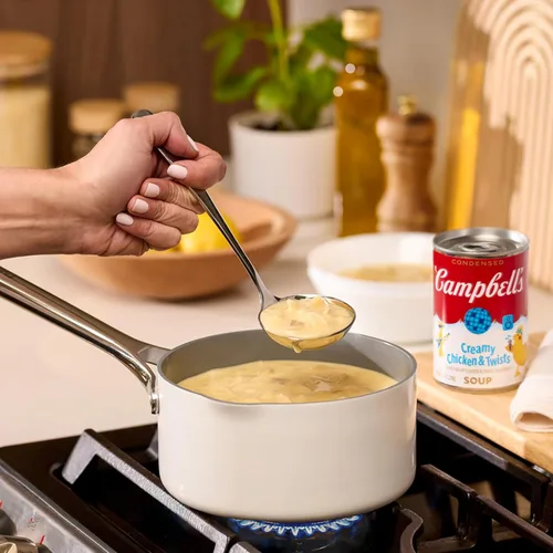 Vista 18 de Campbell's Sopa condensada para niños, sopa de fideos dobles, lata de 10.5 onzas (paquete de 4) (caja de 6)