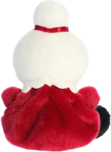Vista 5 de Aurora® Adorable Palm Pals™ Mrs. Claus™ - Animal de peluche - Diversión de bolsillo - Juego sobre la marcha, rojo, 5 pulgadas