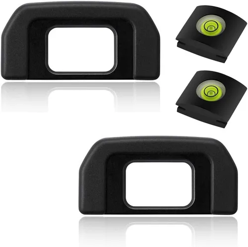 Vista 5 de D90 D7000 Visor ocular ocular para Nikon D7000 D90 D40 D50 D70/D70S D80 D200 D300 D600 D610 D750 [2 paquetes], reemplazo del ocular DK-21, Ojo