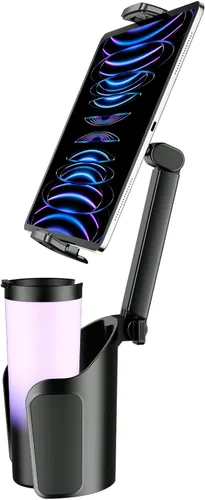 Tryone Soporte para tablet de auto para iPad: soporte para tableta con brazo ajustable compatible con iPad Pro Air Mini | Galaxy Tab | Kindle Fire