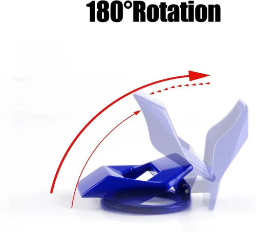 Vista 5 de SENGARO Control Universal del Motor, Arranque/Parada del Coche, Acabado de Aleación de Zinc, Cubierta de Un Botón (Azul)