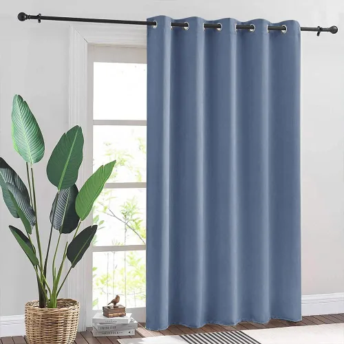 Vista 103 de RYB HOME Cortinas portátiles para puerta con privacidad, cortinas opacas y aislantes térmicas para dormitorio, armario, sala de estar, comedor