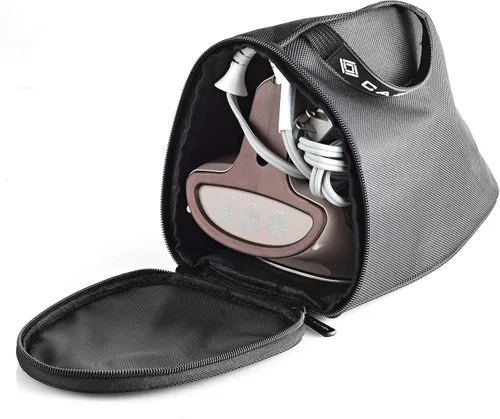 Vista 3 de Caseling Bolsa para plancha de vapor. Se adapta a plancha de vapor de hasta 11 pulgadas de largo. - Bolsa protectora de almacenamiento.
