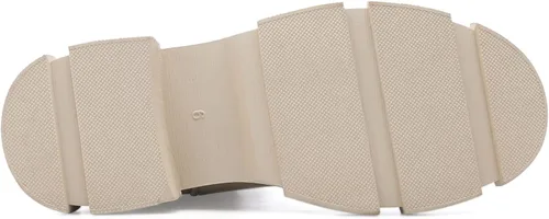 Vista 6 de YETIER Womens Mid Calf Platform Booties Lug Sole Elastic Leather Chelsea Boots Chunky Block Heel Non-Slip Combat Comfortable Booties