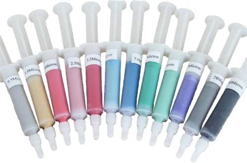 Vista 3 de Set de jeringas con compuesto de pasta abrasiva Temo de 5 gramos para pulido de diamantes