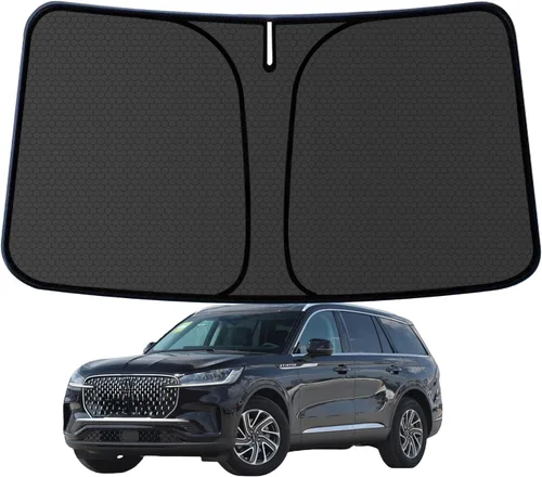 Vista 56 de X1 F48 Parasol plegable personalizado para parabrisas para 2016 2017 2018 2019 2020 2021 2022 X1 F48 Protector de sol para ventana delantera