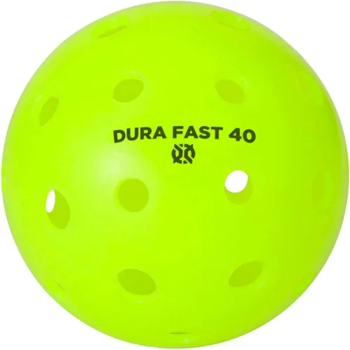 Dura Fast 40 Pickleballs | Pelotas de pickleball para exteriores neón o amarillas aprobadas por USAPA y sancionadas para jugar en torneos,