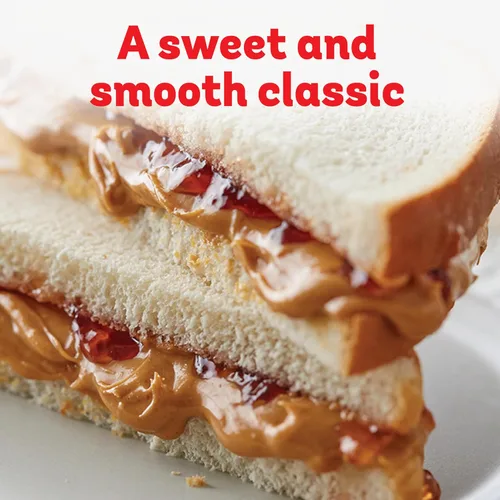 Vista 5 de Peter Pan Mantequilla cremosa de maní, hecha con cacahuetes tostados, ideal para sándwiches de mantequilla de maní y mermelada y bocadillos