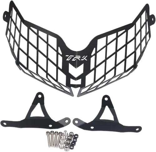 Vista 5 de PIKIS Motobike - Rejilla para faros delanteros Benelli TRK502 TRK502X TRK 502X TRK 502 protector de faros de motocicleta cubierta de malla