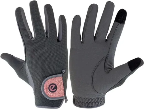 Vista 15 de eGlove - EQUEST GripPro X-LITE Guantes de equitación - Ligeros, transpirables, Material antideslizante - Parte trasera de malla cómoda - Guantes