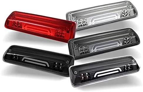 Repuesto para Ford F150 F-150 2004 - 2008 / 2004 - 2008 Ford Lobo / Lincoln Mark LT rojo/blanco LED humo lente alta montaje tercera luz de freno