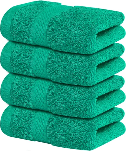 Vista 20 de Infinitee Xclusives Paños de lavado de 100 % algodón de alta calidad para ducha, paquete de 4, 12 x 12 pulgadas, altamente absorbentes, para baño