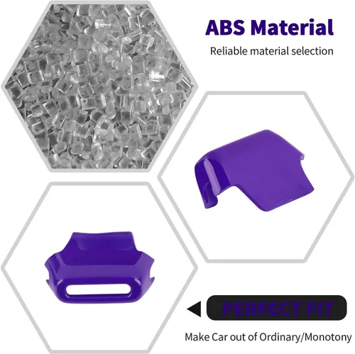 Vista 3 de RT-TCZ Cubierta de ventilación para consola central, ajuste de aire acondicionado, accesorios interiores para Ford Bronco 2021 2022 2023, morado