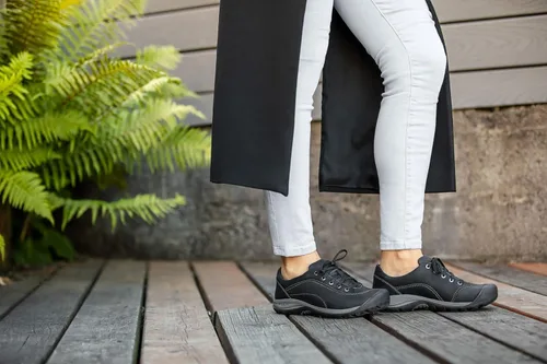 Vista 6 de KEEN Zapatos de senderismo Presidio Ii para mujer, NegroGris (BlackSteel Grey)