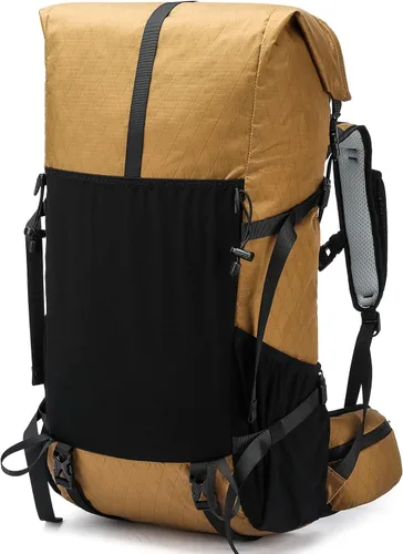 Mochila de senderismo, 30 L + 10 L, bolsa de senderismo de capacidad extra grande, mochila de campamento con marco interno, mochila deportiva ligera