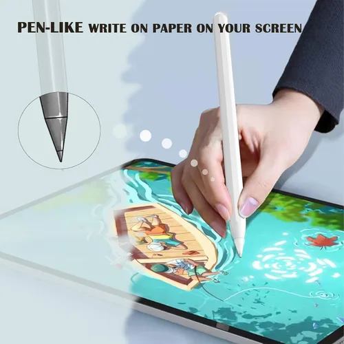 Vista 2 de REEYEAR Puntas de lápiz realistas de punta fina para Apple Pencil de 2ª generación USB-C versión, puntas finas Paperfeel Ipad Pro Pen 1ª 2 Gen