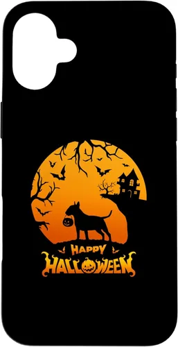 Vista 22 de iPhone 16 Bull Terrier Happy Halloween Costume Pumpkin Dog Boo Dogs Case