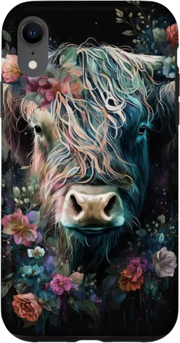 Vista 25 de Western Boho Highland Cow Farmer Cows Lover Case for iPhone 17